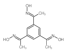 N-[1-[3,5-bis(N-hydroxy-C-methyl-carbonimidoyl)phenyl]ethylidene]hydroxylamine Structure
