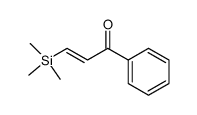 (E)-1-phenyl-3-(trimethylsilyl)prop-2-en-1-one结构式