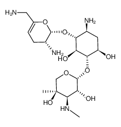 1-deamino-1-hydroxysisomicin Structure
