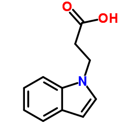 1-吲哚丙酸结构式