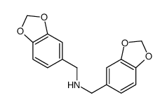1-(1,3-benzodioxol-5-yl)-N-(1,3-benzodioxol-5-ylmethyl)methanamine结构式