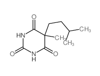 Barbituric acid, 5-isopentyl-5-methyl-结构式