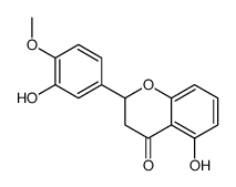 5-hydroxy-2-(3-hydroxy-4-methoxyphenyl)-2,3-dihydrochromen-4-one Structure