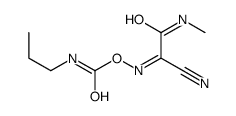 [[1-cyano-2-(methylamino)-2-oxoethylidene]amino] N-propylcarbamate Structure