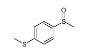 1-methylsulfanyl-4-methylsulfinylbenzene结构式