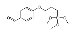 3-(4-Formylphenoxy)propyltrimethoxysilane Structure