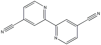 4,4'-二氰基-2,2'- 联吡啶结构式