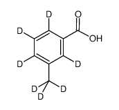 3-甲基苯甲酸-D7结构式
