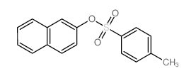 对甲基苯磺酸-2-萘酯结构式