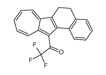 1-(5,6-dihydronaphtho[2,1-a]azulen-12-yl)-2,2,2-trifluoroethan-1-one结构式