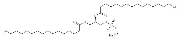 L-Alpha-磷脂酸二软脂酰基二钠盐结构式