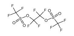 tetrafluoroethyl 1,2-bis(trifluoromethanesulfonate)结构式