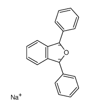 monosodium mono(1,3-diphenyl-1,3-dihydroisobenzofuran-1,3-diide) Structure