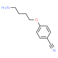 Benzonitrile, 4-(4-aminobutoxy)- (9CI)结构式