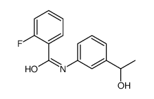 Benzamide, 2-fluoro-N-[3-(1-hydroxyethyl)phenyl]- (9CI)结构式