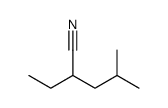 2-乙基-4-甲基戊腈结构式