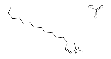 1-十二烷基-3-甲基咪唑硝酸盐结构式