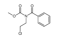 methyl benzoyl(2-chloroethyl)carbamate结构式