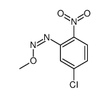(Z)-1-(5-chloro-2-nitrophenyl)-2-methoxydiazene结构式