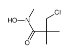 3-chloro-N-hydroxy-N,2,2-trimethylpropanamide结构式