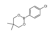 2-(4-Chlorophenyl)-5, 5-dimethyl-1, 3, 2-dioxaborinane Structure