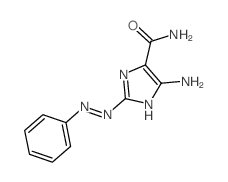 5-amino-2-(phenylhydrazinylidene)imidazole-4-carboxamide结构式