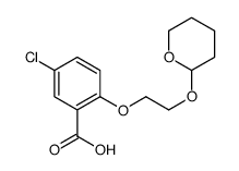 5-chloro-2-[2-(oxan-2-yloxy)ethoxy]benzoic acid Structure