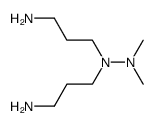 2,2-dimethyl-1,1-bis(3-aminopropyl)hydrazine Structure