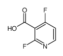 2,4-二氟吡啶-3-羧酸结构式