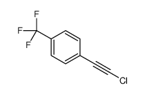 1-(2-chloroethynyl)-4-(trifluoromethyl)benzene结构式