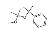 methoxydimethyl((2-phenylpropan-2-yl)oxy)silane Structure