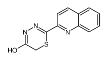 2-quinolin-2-yl-4H-1,3,4-thiadiazin-5-one Structure