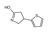 4-(2-噻吩)-2-吡咯烷酮结构式