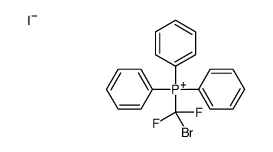 [bromo(difluoro)methyl]-triphenylphosphanium,iodide Structure