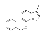 8-苄氧基-3-碘咪唑并[1,2-a]吡啶结构式