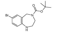 4-Boc-7-Bromo-2,3,4,5-tetrahydro-1H-benzo[e][1,4]diazepine Structure
