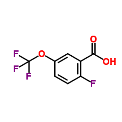 2-Fluoro-5-(trifluoromethoxy)benzoic acid Structure