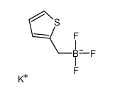 三氟[(噻吩-2-基)甲基]硼酸钾结构式