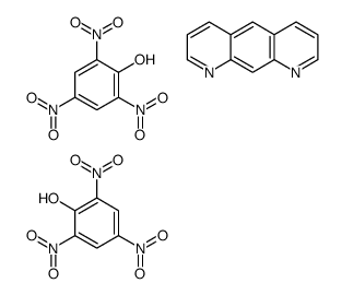 pyrido[3,2-g]quinoline,2,4,6-trinitrophenol结构式