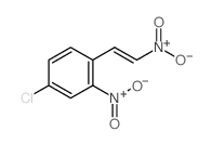 Benzene,4-chloro-2-nitro-1-(2-nitroethenyl)- Structure