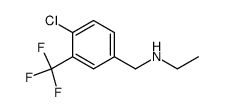 (4-Chloro-3-trifluoromethyl-benzyl)-ethyl-amine结构式