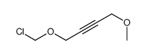 1-(chloromethoxy)-4-methoxybut-2-yne Structure