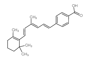 4-[(1E,3E,5E)-4-methyl-6-(2,6,6-trimethylcyclohexen-1-yl)hexa-1,3,5-trienyl]benzoic acid Structure