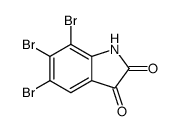 5,6,7-tribromo-1H-indole-2,3-dione Structure