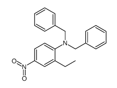 N,N-dibenzyl-2-ethyl-4-nitroaniline Structure