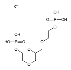 (2-hydroxypropane-1,3-diyl)bis(oxyethylene) bis(dihydrogen phosphate), potassium salt Structure