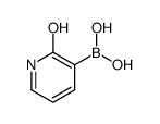 1,2-二氢-2-氧代-吡啶-3-基硼酸结构式