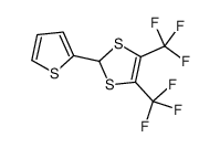 2-thiophen-2-yl-4,5-bis(trifluoromethyl)-1,3-dithiole Structure