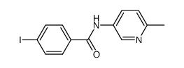 4-iodo-N-(6-methylpyridin-3-yl)benzamide结构式