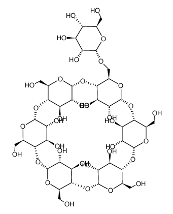 6-O-α-D-glucosyl-α-cyclodextrin Structure